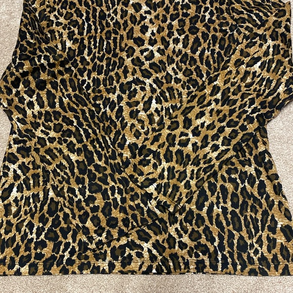 *NWOT* Jones New York Signature, large, cheetah print, mock turtleneck - Picture 4 of 9